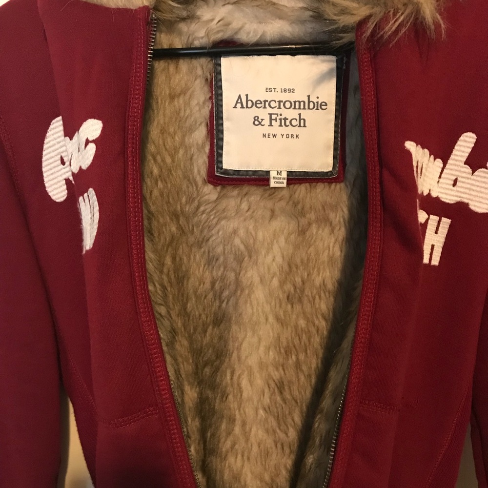 Abercrombie and Fitch Fur Lined Hoody